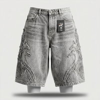 SHORT JEAN BAGGY grey