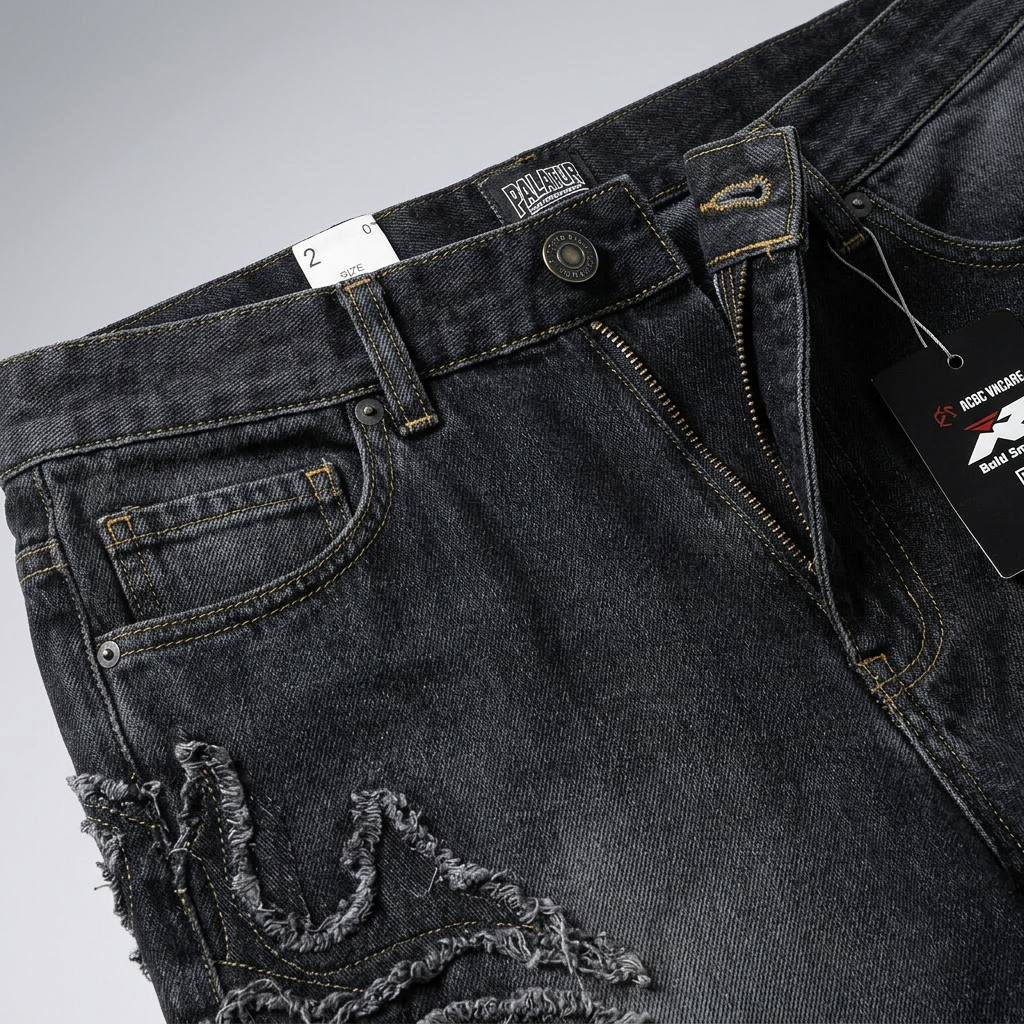 SHORT JEAN BAGGY NOIR